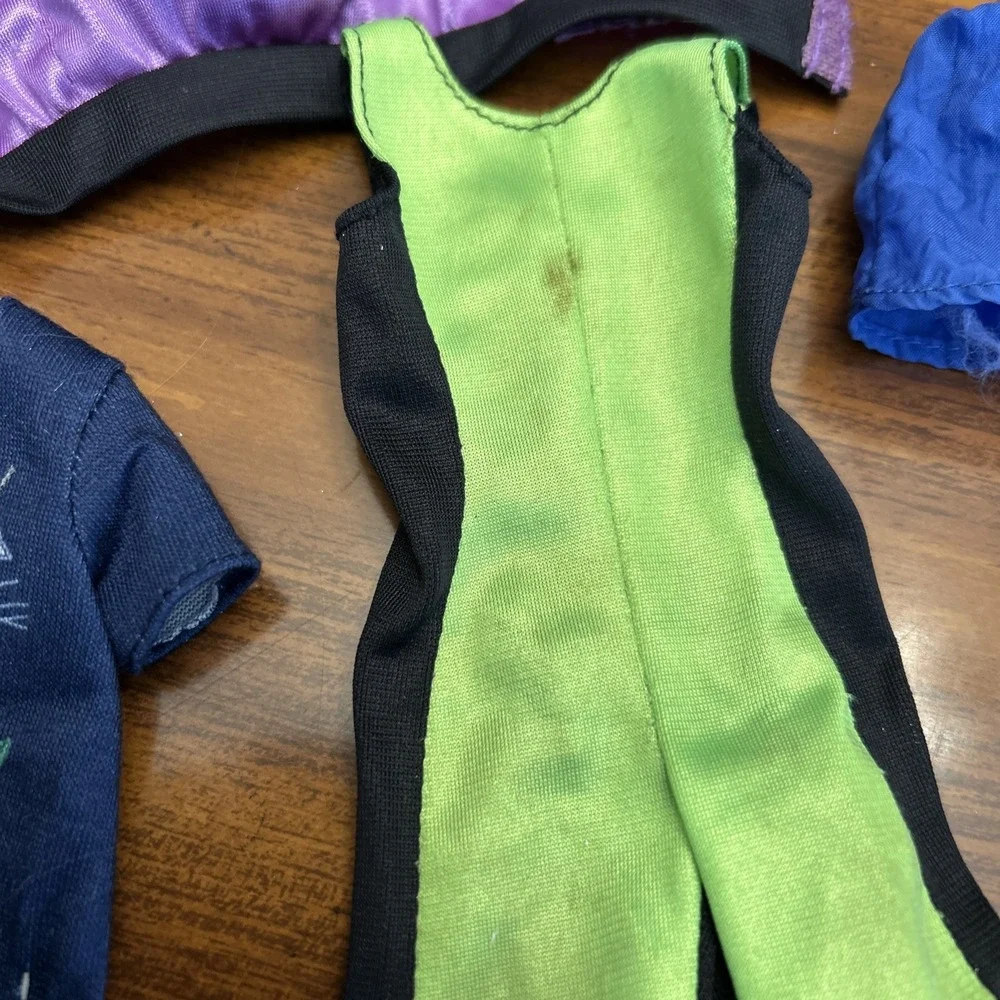 7 Piece Lot‎ Mattel Ken Doll Clothing Jacket Shorts Shirts